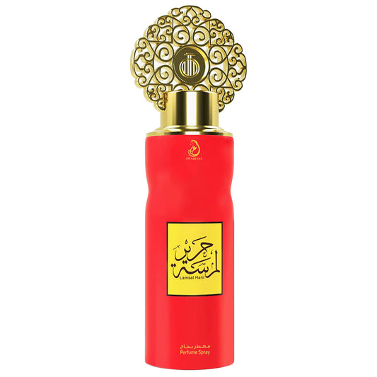 ARABIYAT Lamsat Harir Deodorant Spray Red - For Men & Women (200 ml)